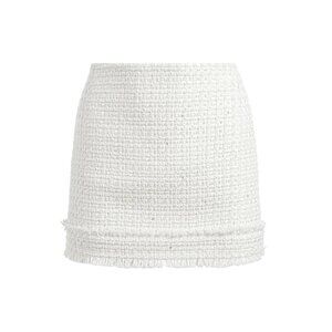 NWT Alice + Olivia Ecenia Mini Skirt in Off White